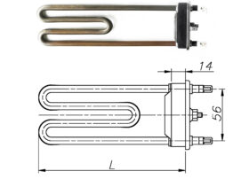 ТЭН 1950-5000 Вт 230 В для бытовой стиральной машины