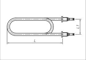 ТЕН 5000 Вт 230 В до професійного харчового котла КПЕ-250