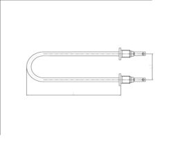 ТЕН 2000 Вт 230 В до професійного кип’ятильника КНЕ-100