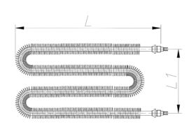 ТЕН 1500-8000 Вт 230/380 В з оребренням