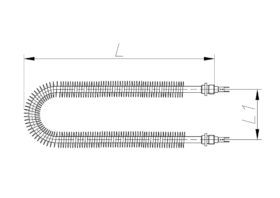 ТЕН 600-5000 Вт 230/380 В з оребренням